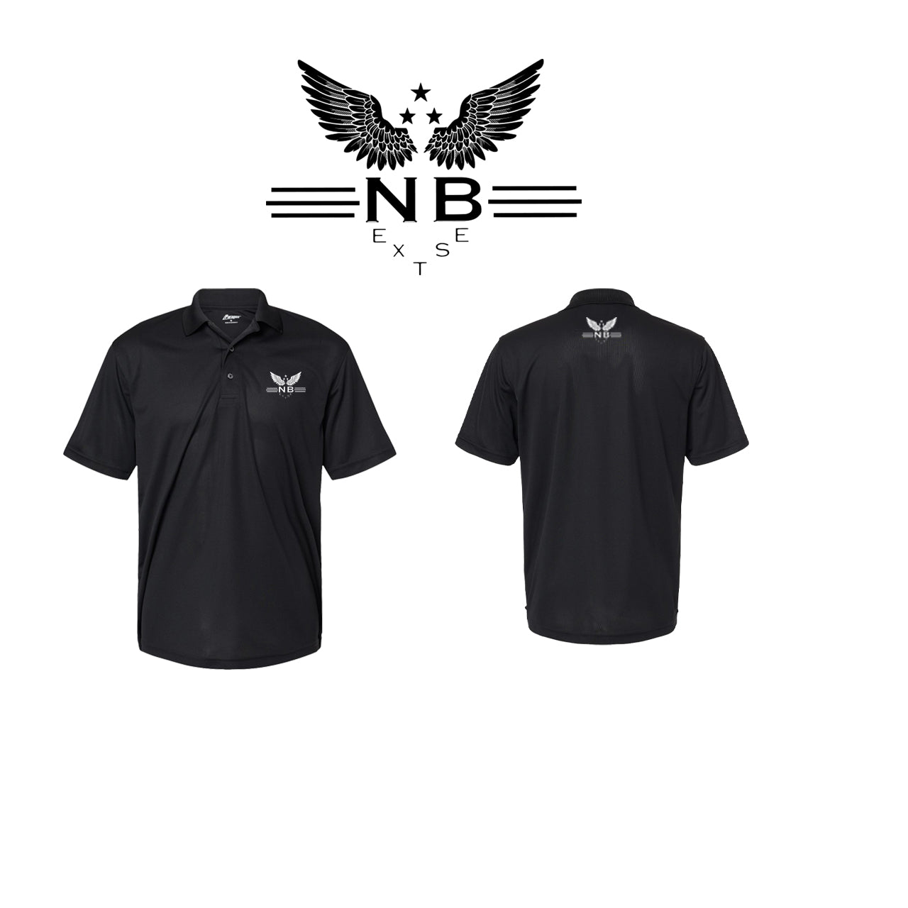 Black Next Best Dri-Fit Polo