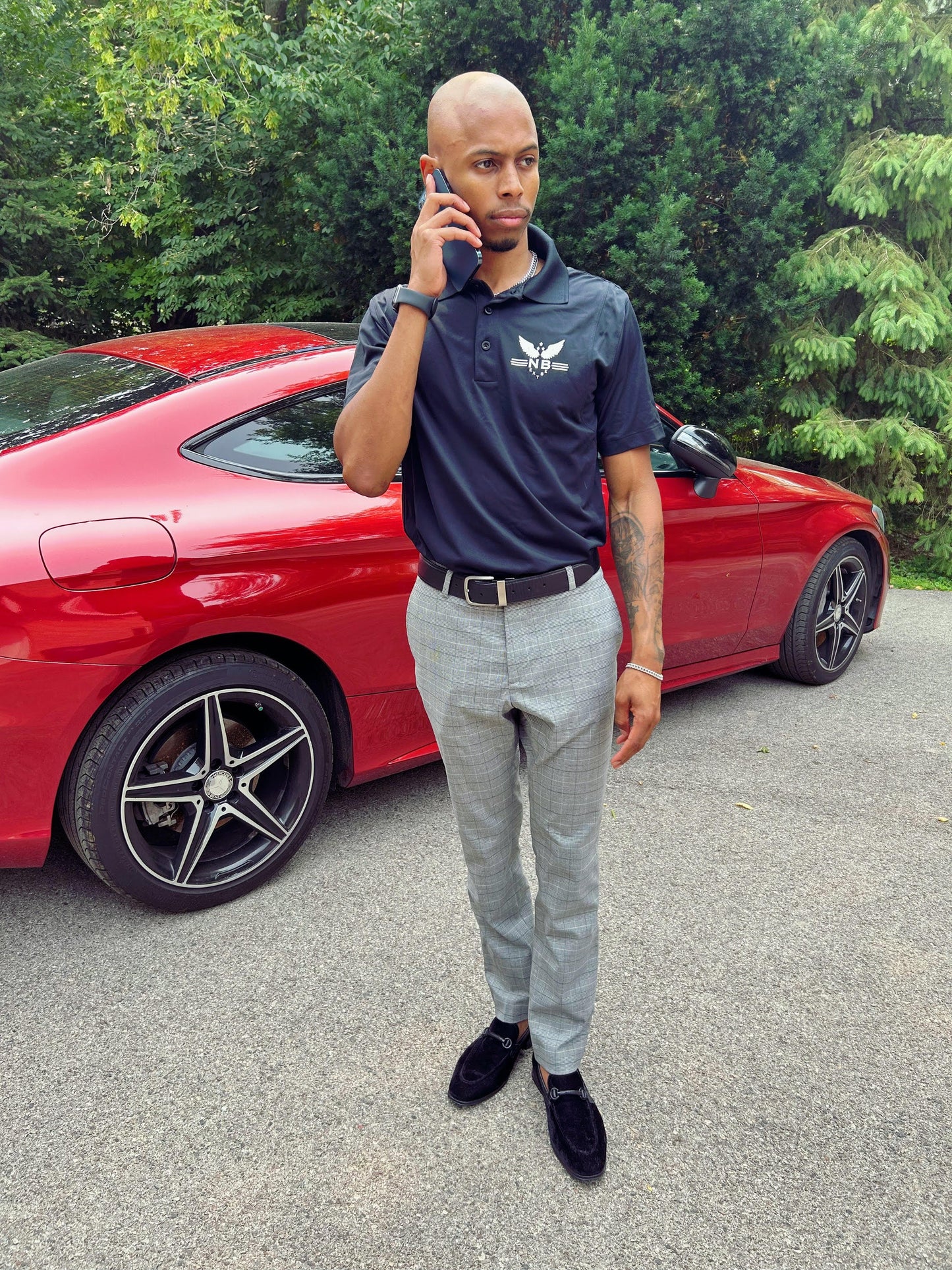 Black Next Best Dri-Fit Polo