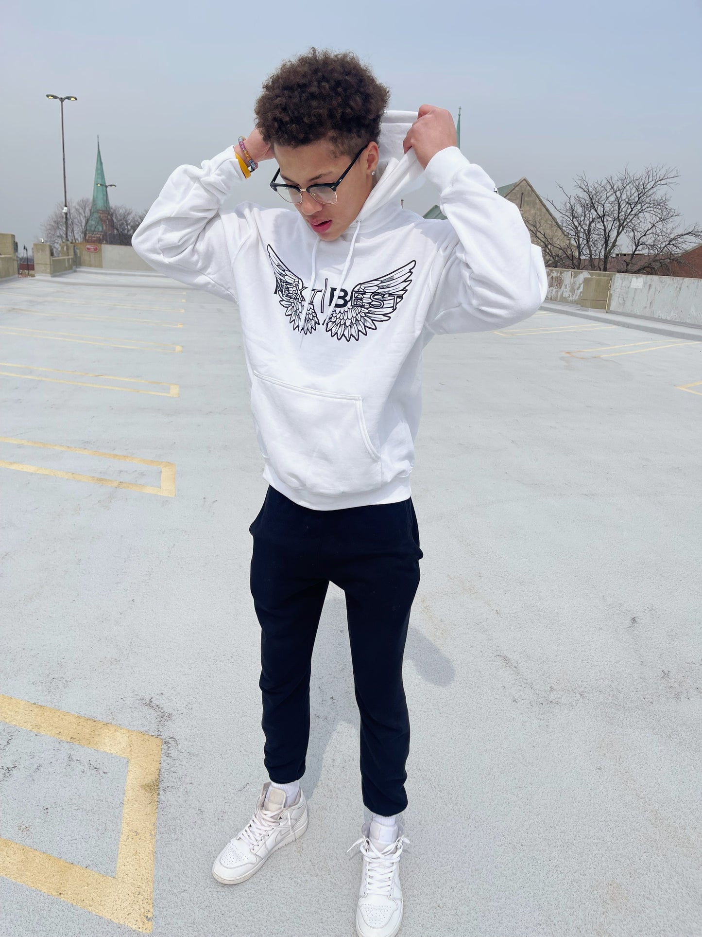 OG Next Best Hoodie (White)